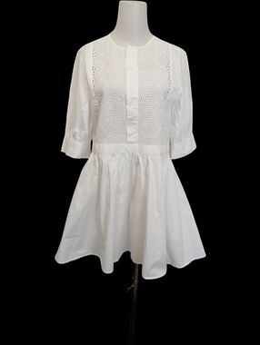 🙊🙊 White Eyelet Babydoll Dress